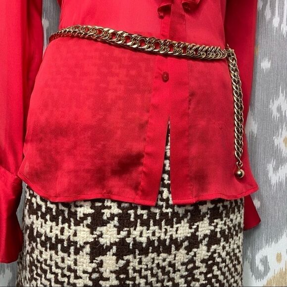 Ralph Lauren Fall 2001 Tweed Hounds-tooth Skirt - Picture 9 of 16